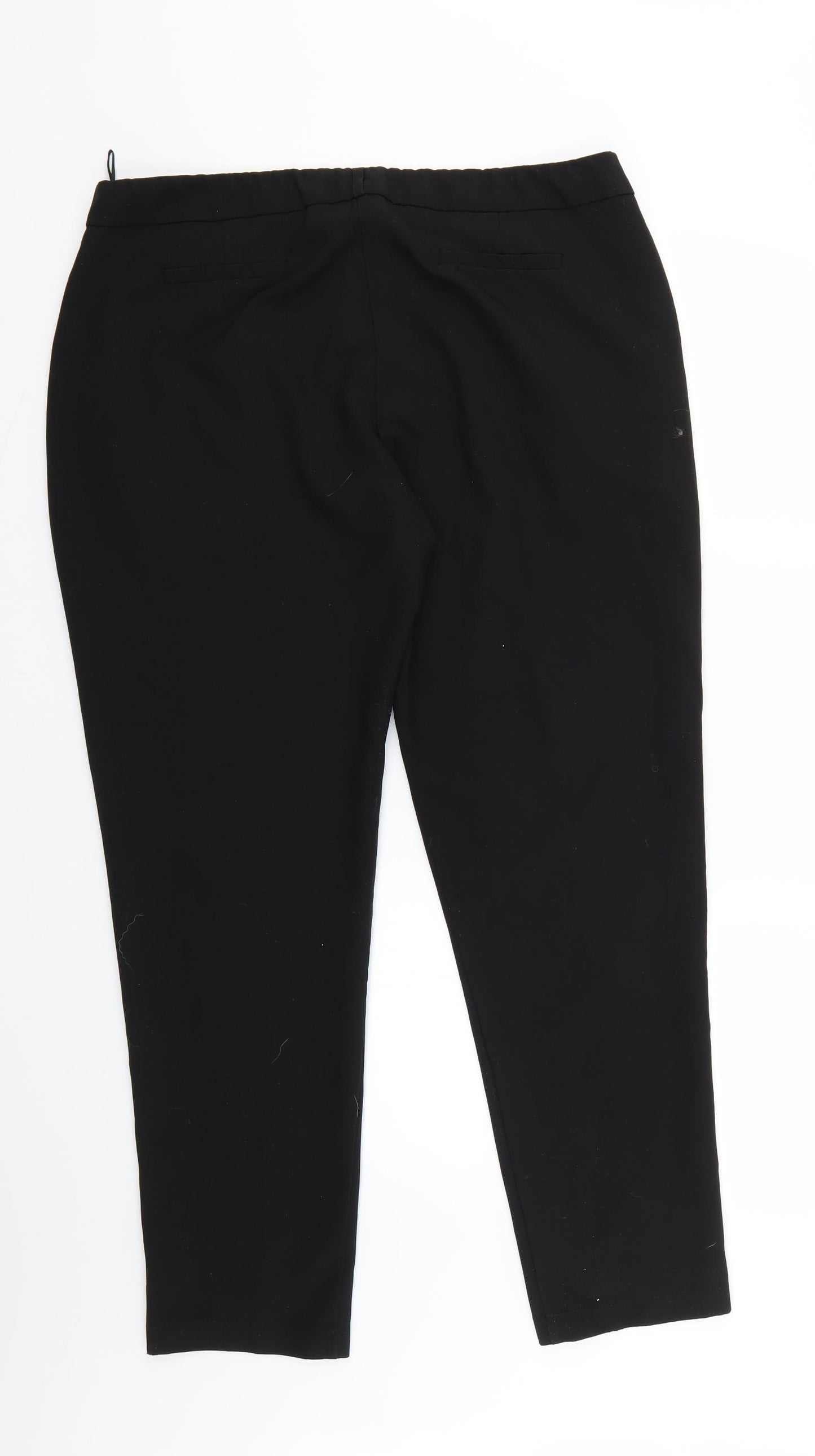 Select Womens Black   Trousers  Size 16 L26 in