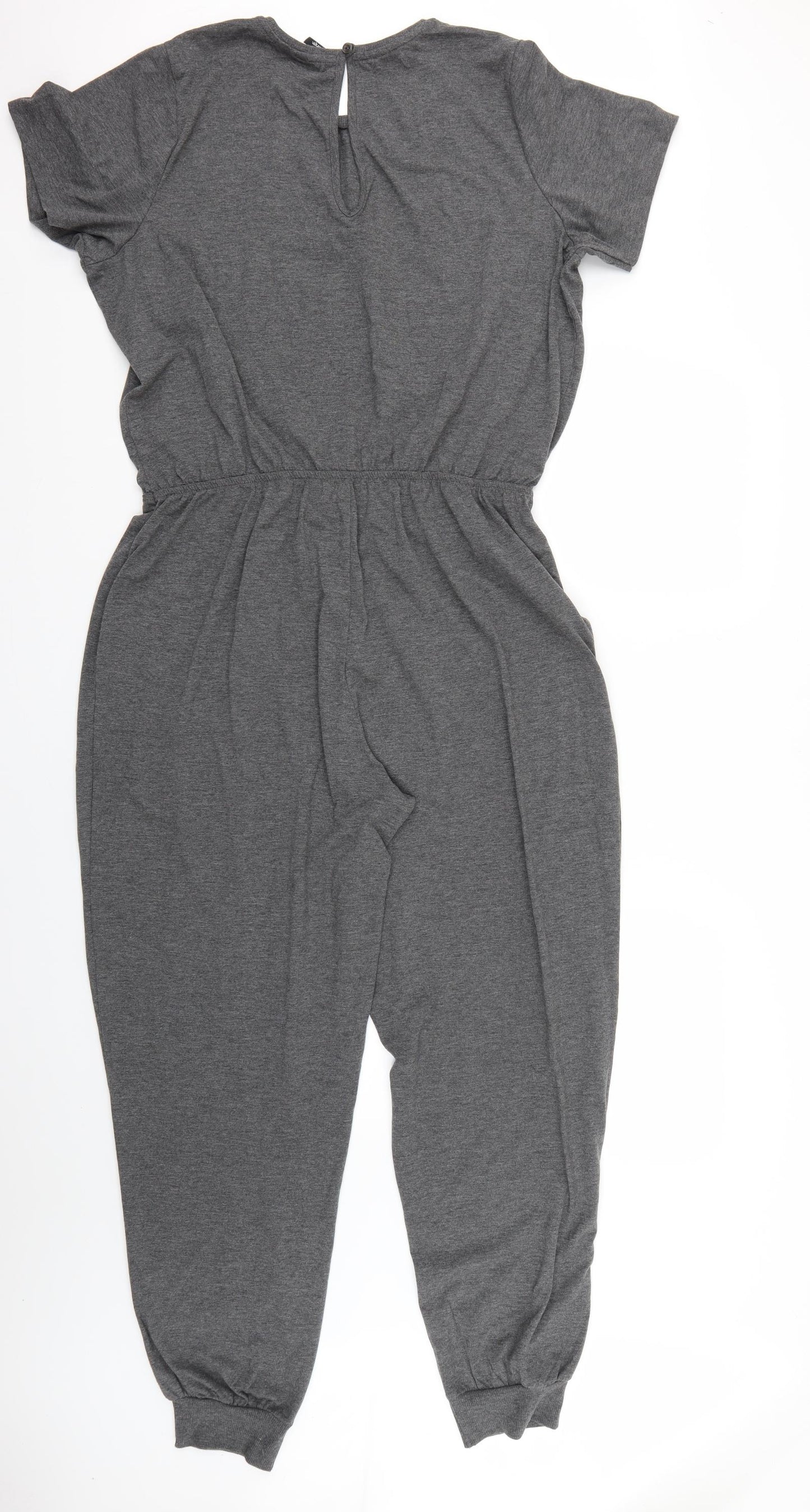 George Womens Grey Geometric  Top One Piece Size L