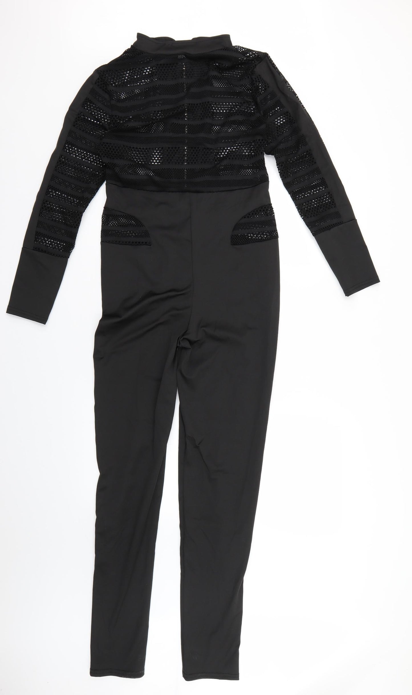 Preworn Womens Black   Jumpsuit One-Piece Size XL L30 in