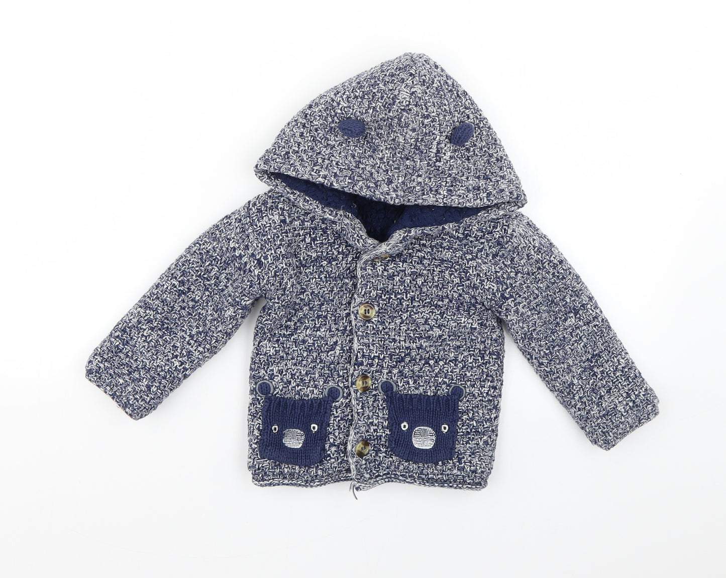 Nutmeg Baby Blue   Basic Coat Coat Size 9-12 Months