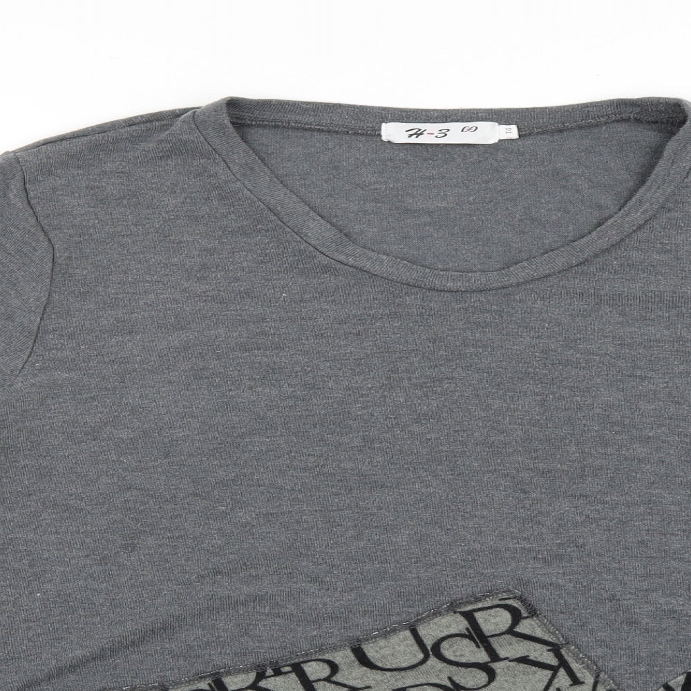 h3 Womens Grey   Pullover Jumper Size 14