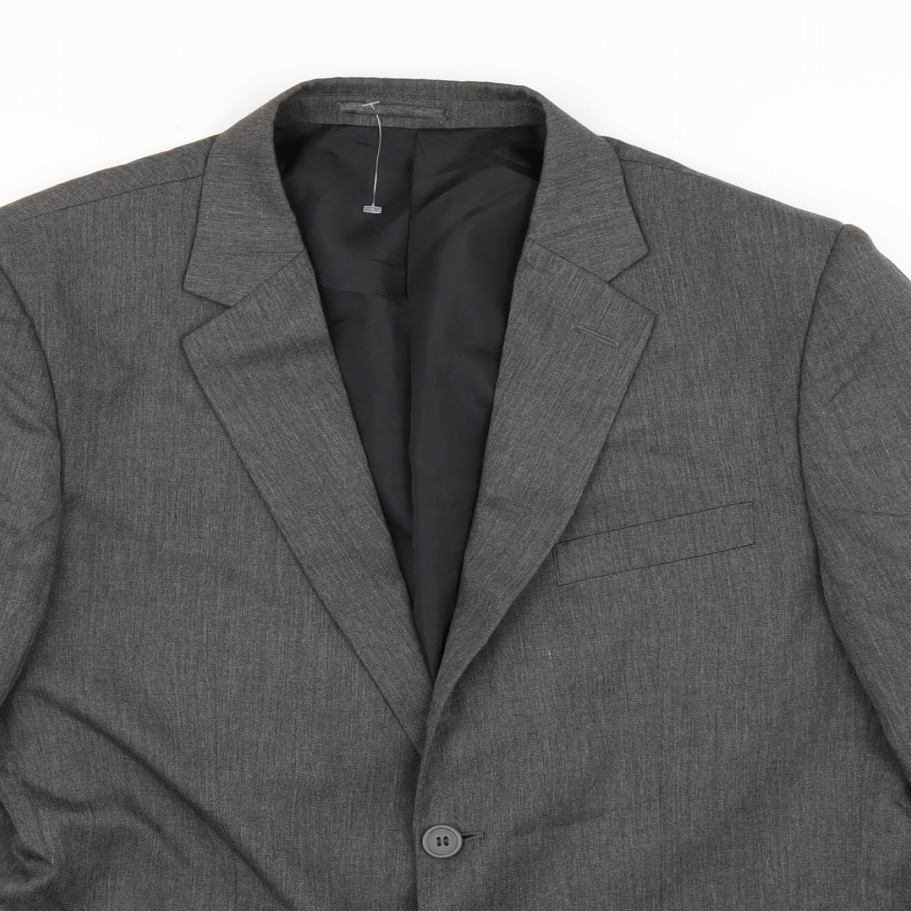 New Look Womens Grey   Jacket Blazer Size 14