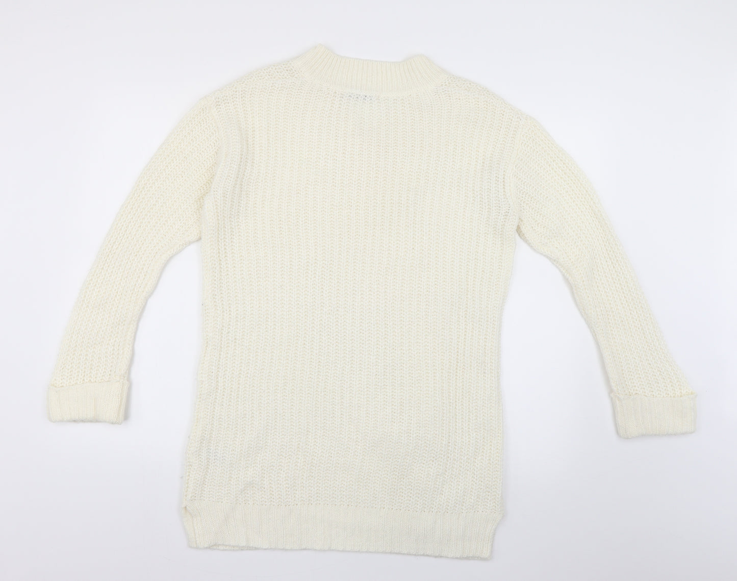 George Womens Silver   Pullover Jumper Size 8