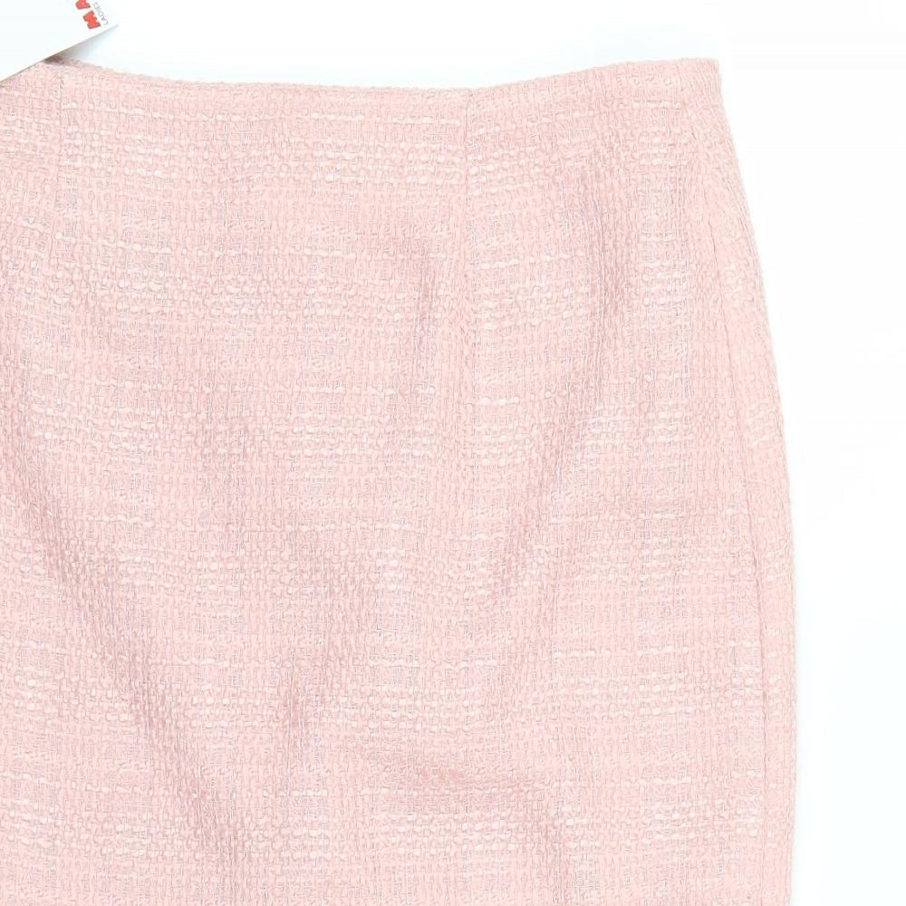 Matalan Womens Orange   Straight & Pencil Skirt Size 12