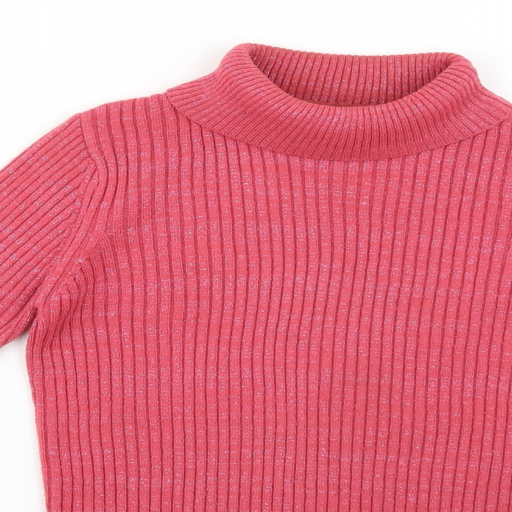 TU Girls Pink   Pullover Jumper Size 10 Years
