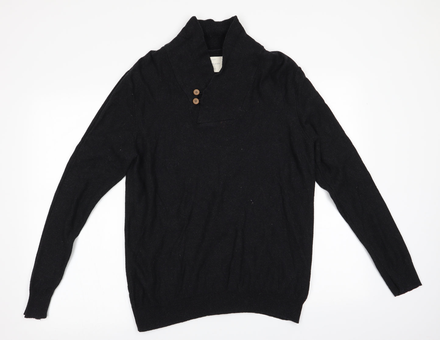 River Island Mens Black   Pullover Jumper Size L