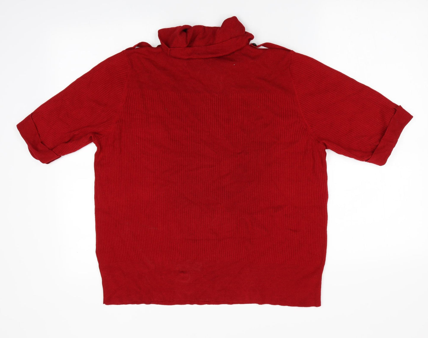 Marks and Spencer Womens Red   Pullover Jumper Size 20