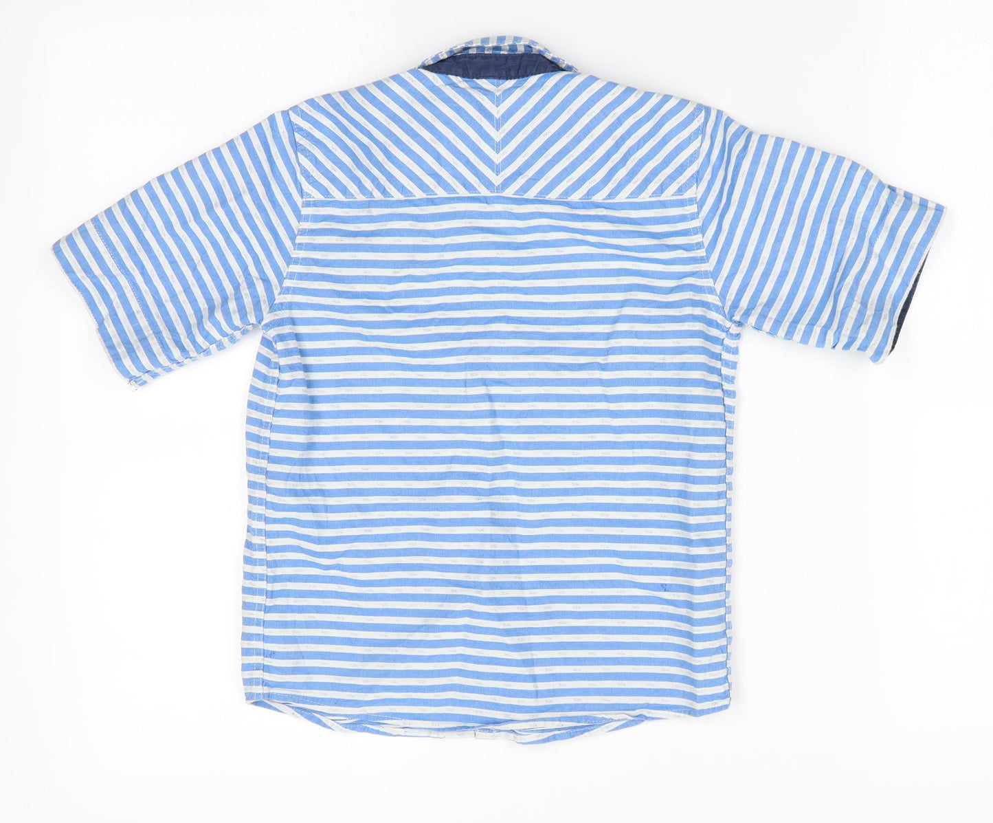 Baker Boys Blue Striped  Basic Button-Up Size 5-6 Years
