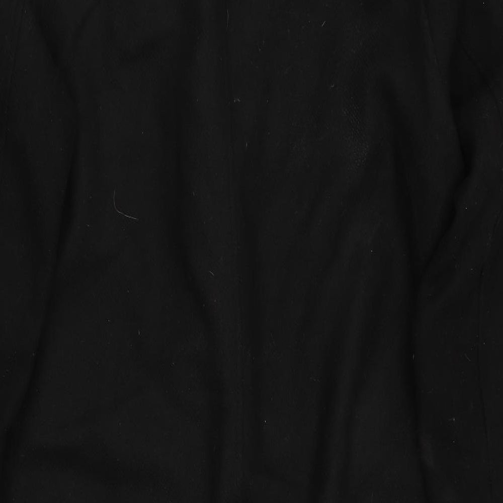 Preworn Mens Black   Overcoat Coat