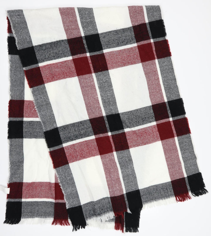 Preworn Womens Multicoloured Check   Shawl/Wrap
