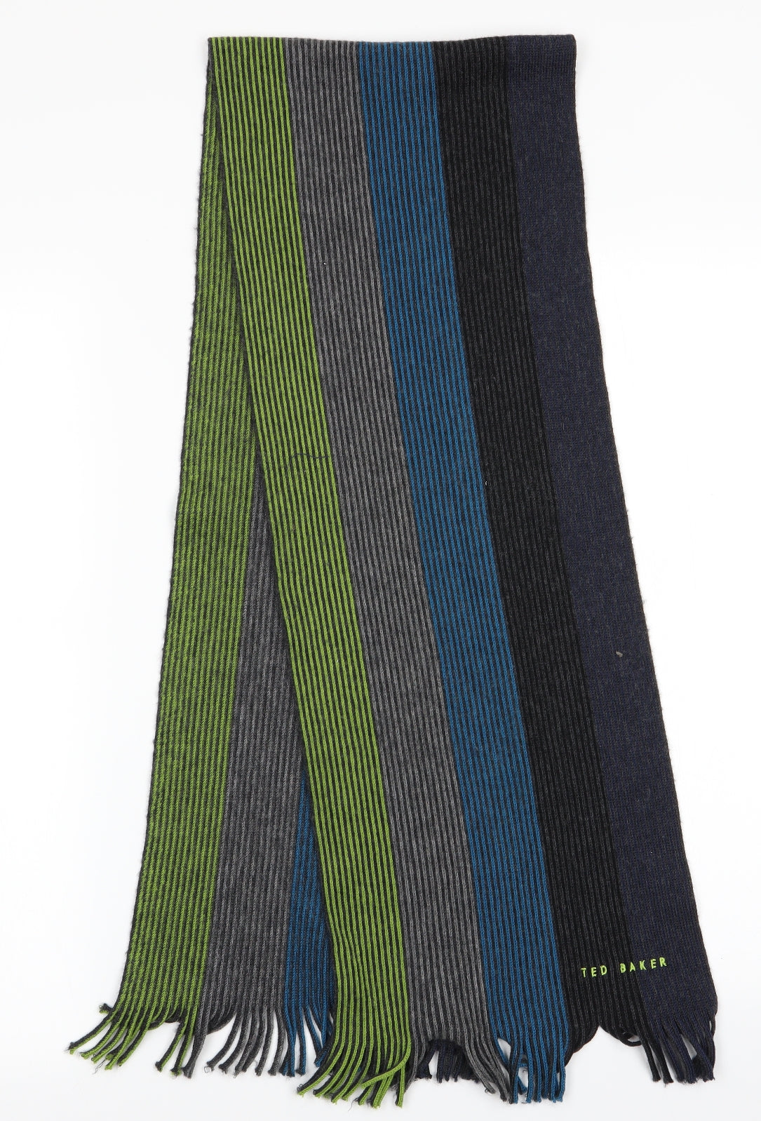 Ted Baker Mens Multicoloured Striped  Scarf  One Size