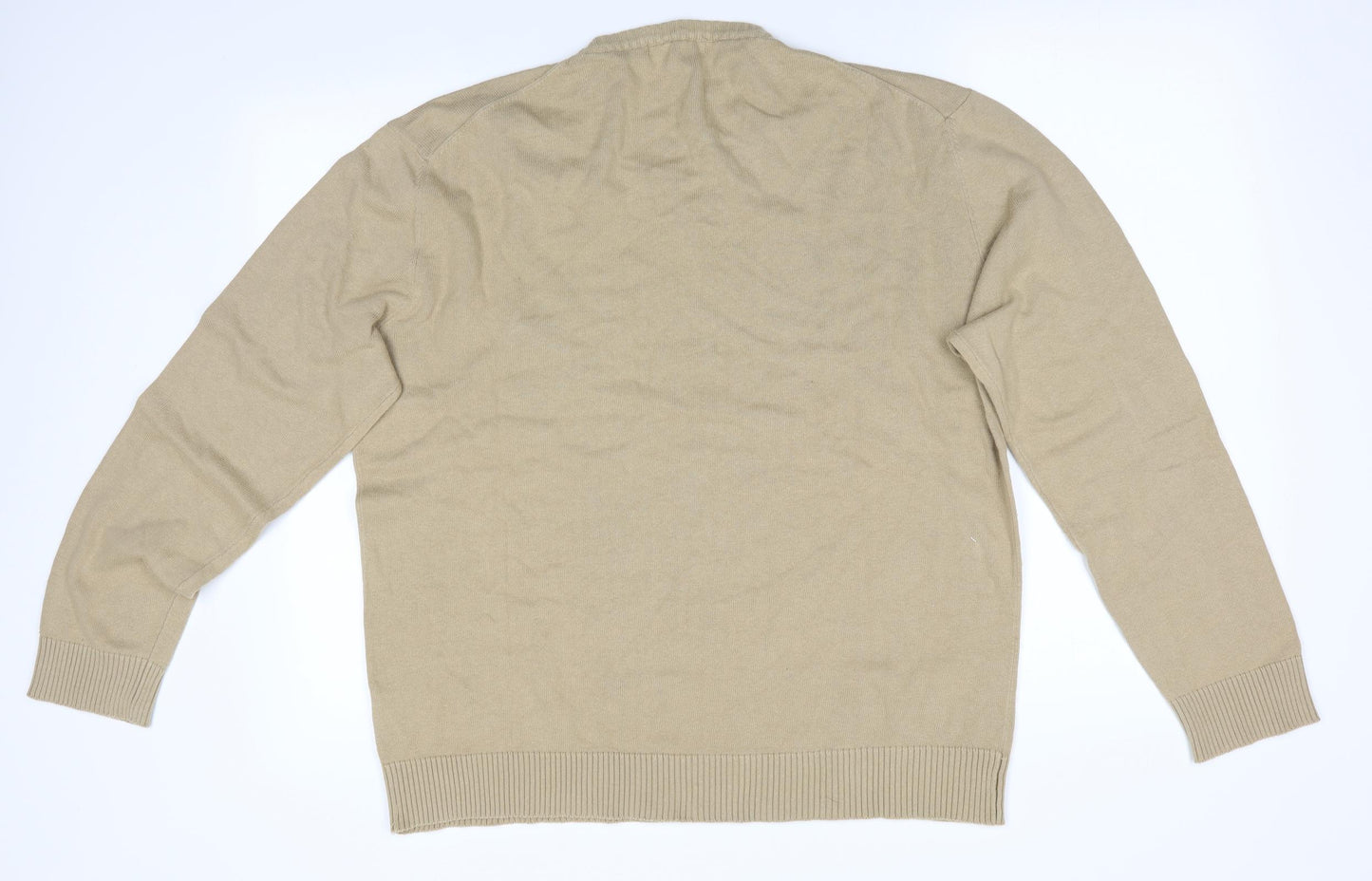 Simon Clarke Mens Beige   Pullover Jumper Size XL