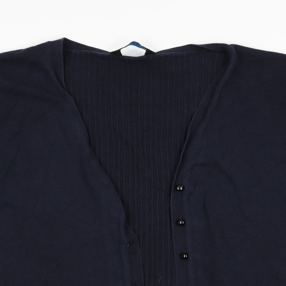 Meltemi Womens Blue   Cardigan Jumper Size M
