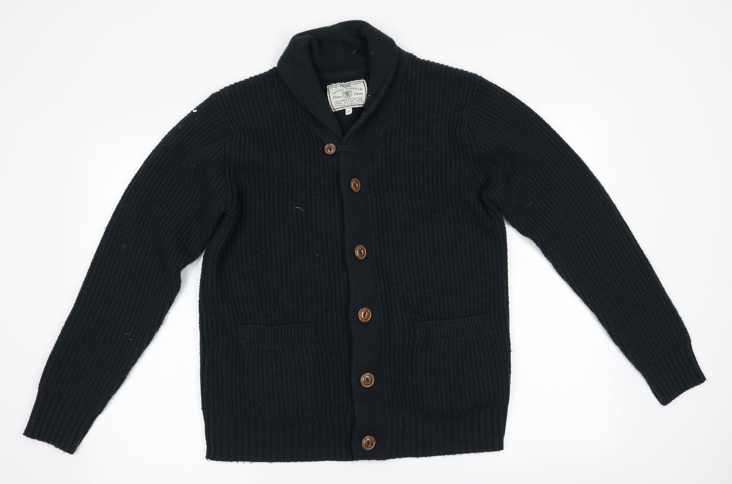 NEXT Mens Green   Cardigan Jumper Size M