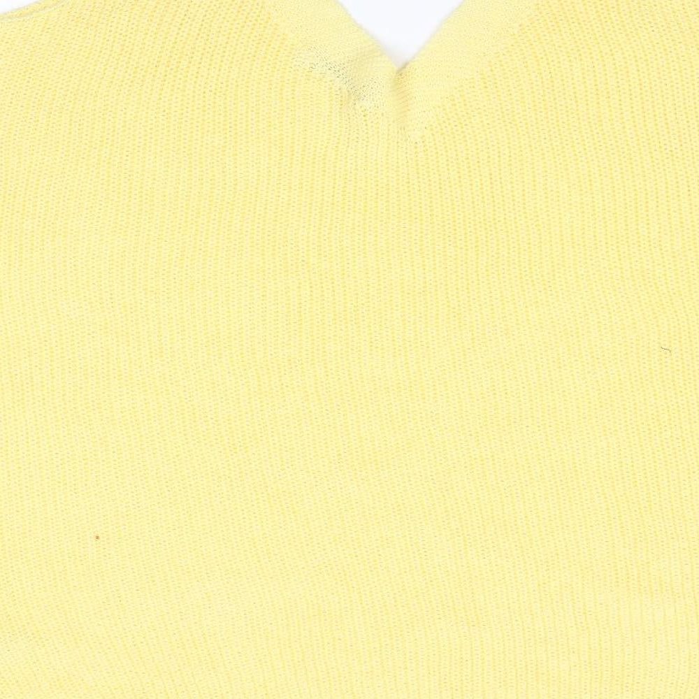 George Womens Yellow   Pullover Jumper Size 16  - Cut out shoulders