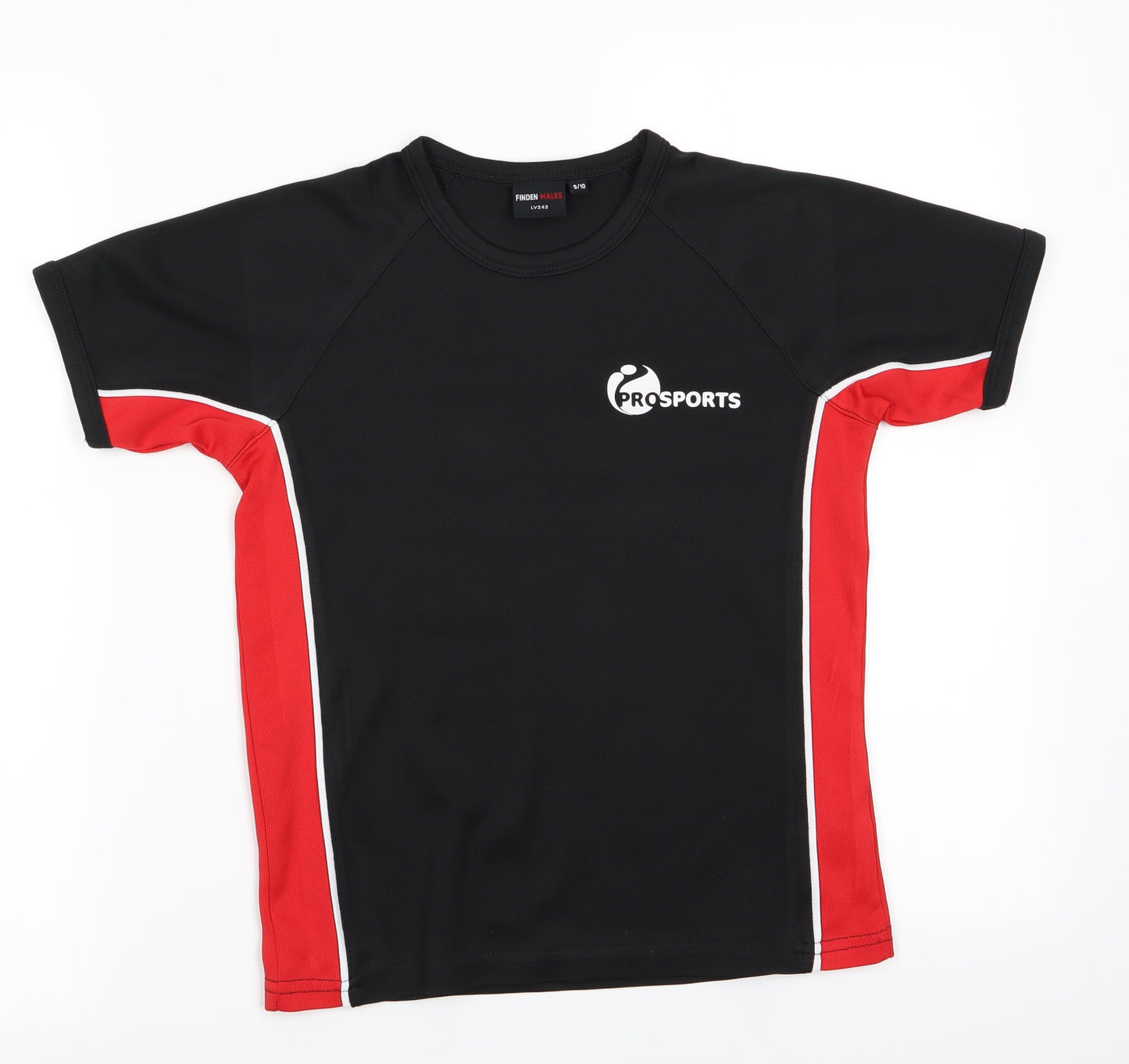 Finden Hales Boys Black   Basic T-Shirt Size 9-10 Years  - Gibson-Kerry