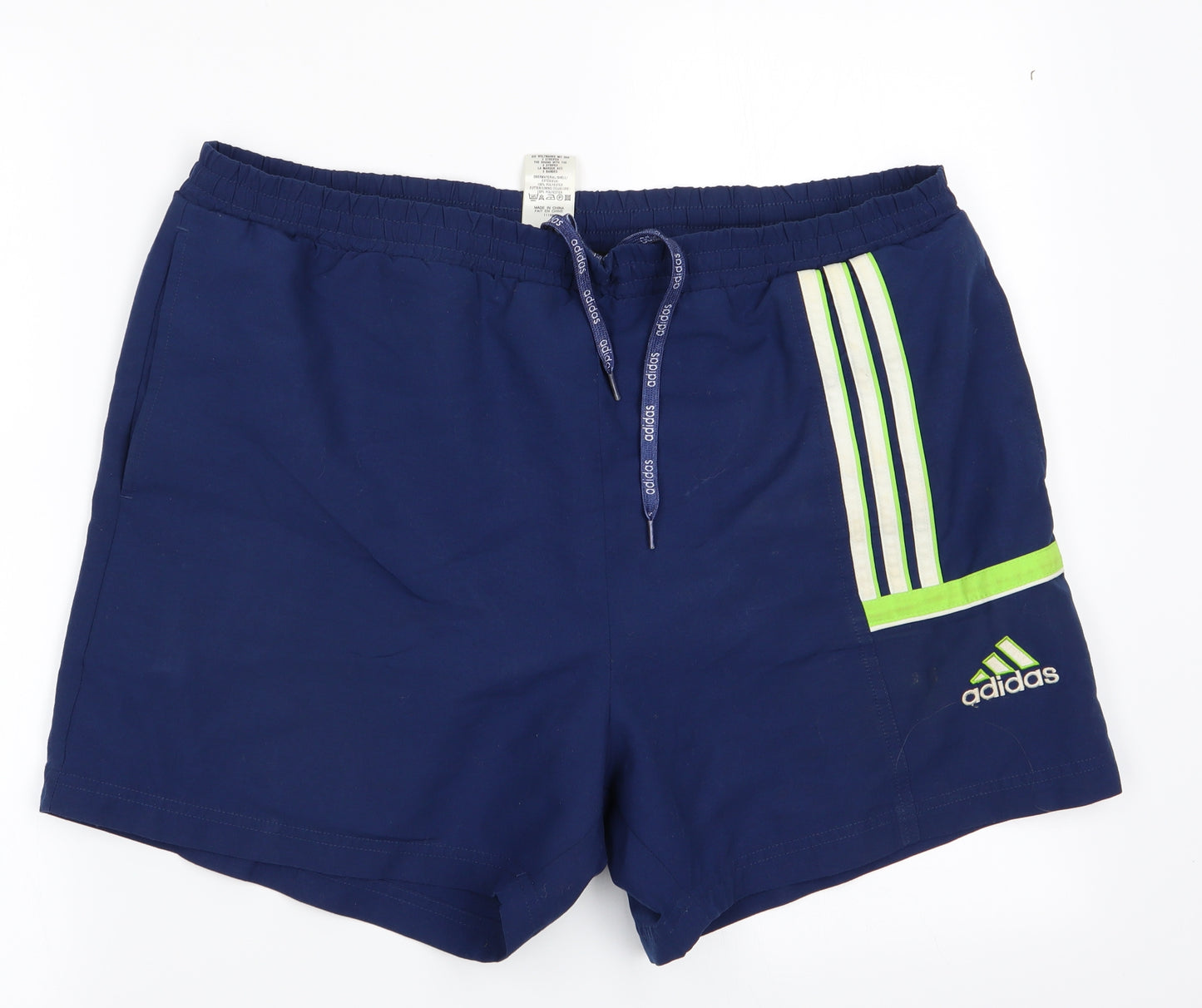 adidas Mens Blue   Sweat Shorts Size L - Swim Shorts
