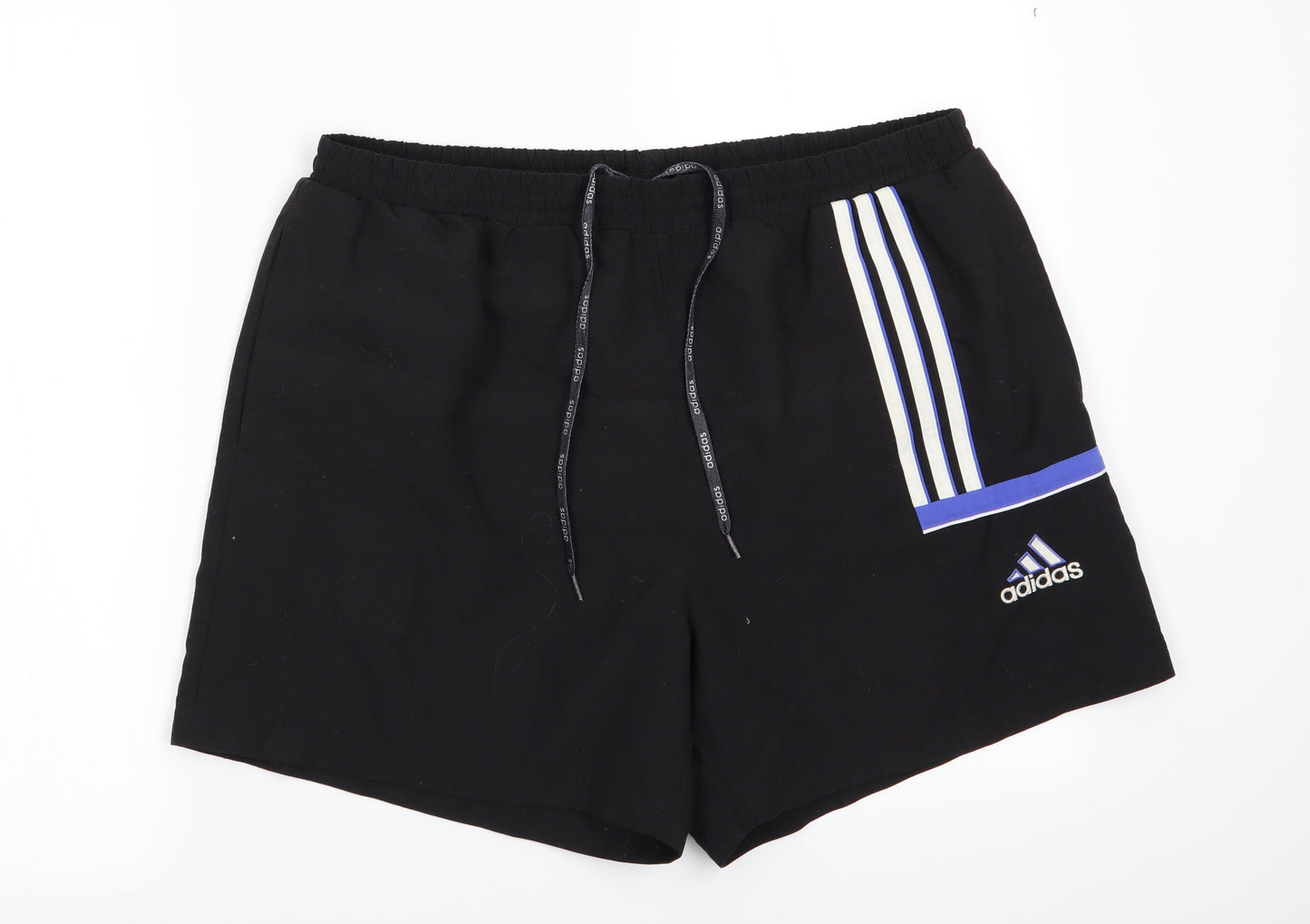 adidas Mens Black   Sweat Shorts Size L - Swim Shorts