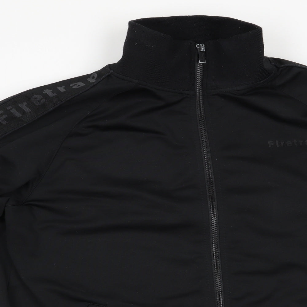 Firetrap Mens Black   Full Zip Sweatshirt Size M  - Firetrap