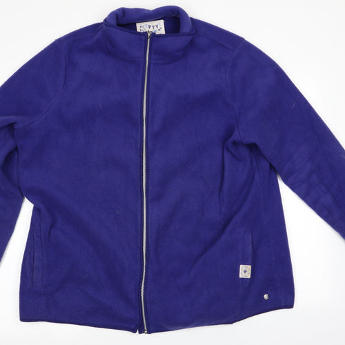 Maine Womens Purple   Jacket  Size 22  - Fleece