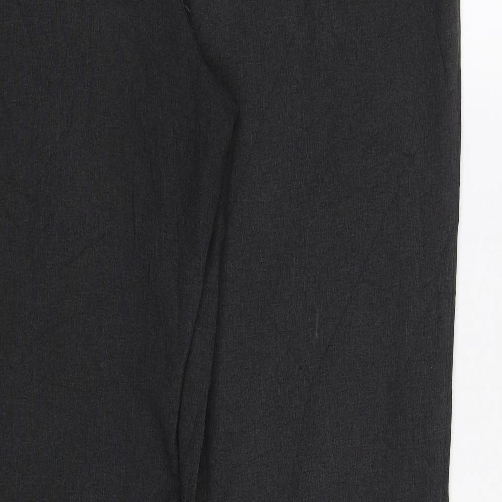 M&S Womens Grey   Dress Pants Trousers Size 16 L31 in