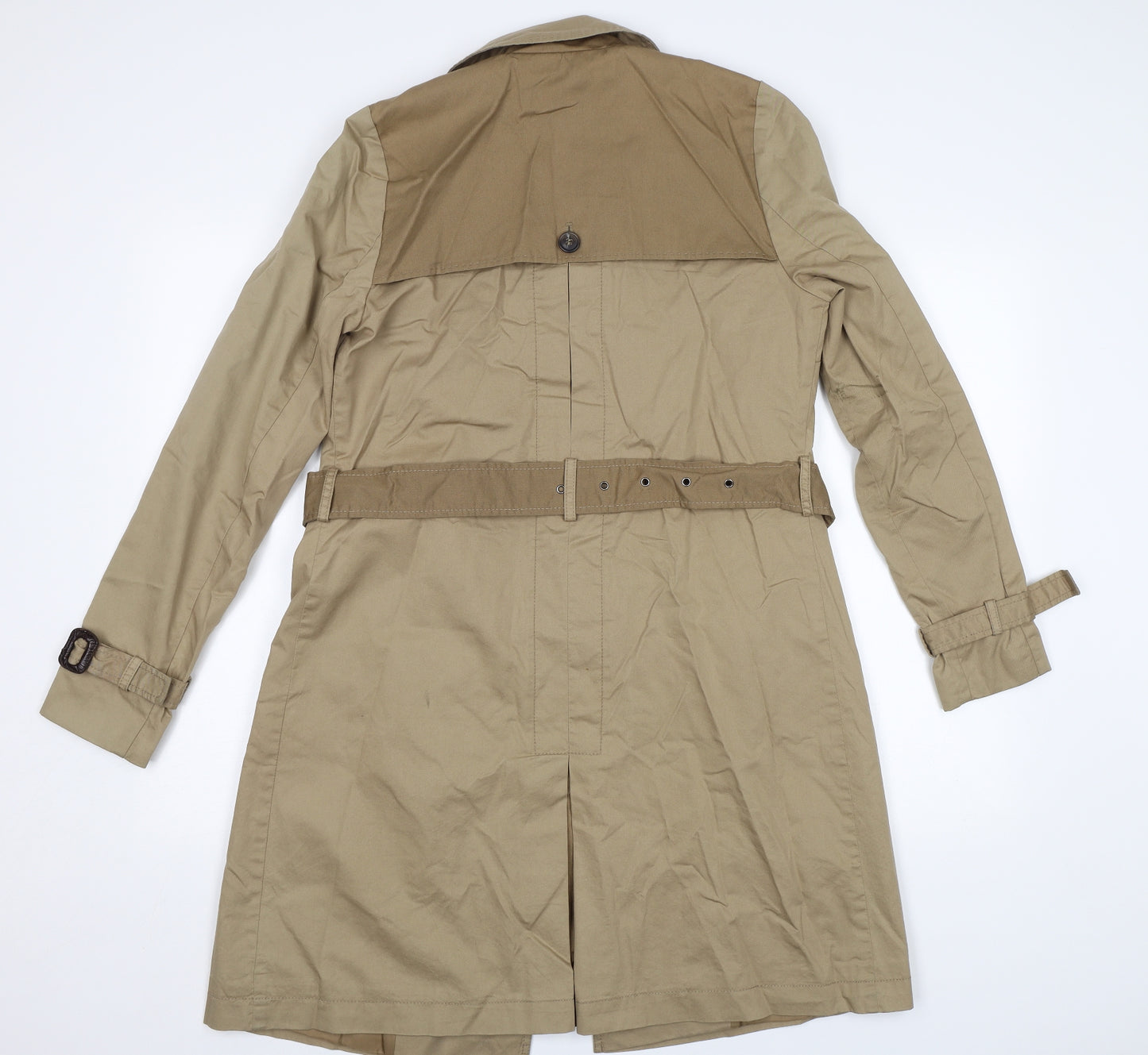 Zara Womens Beige   Trench Coat Coat Size S