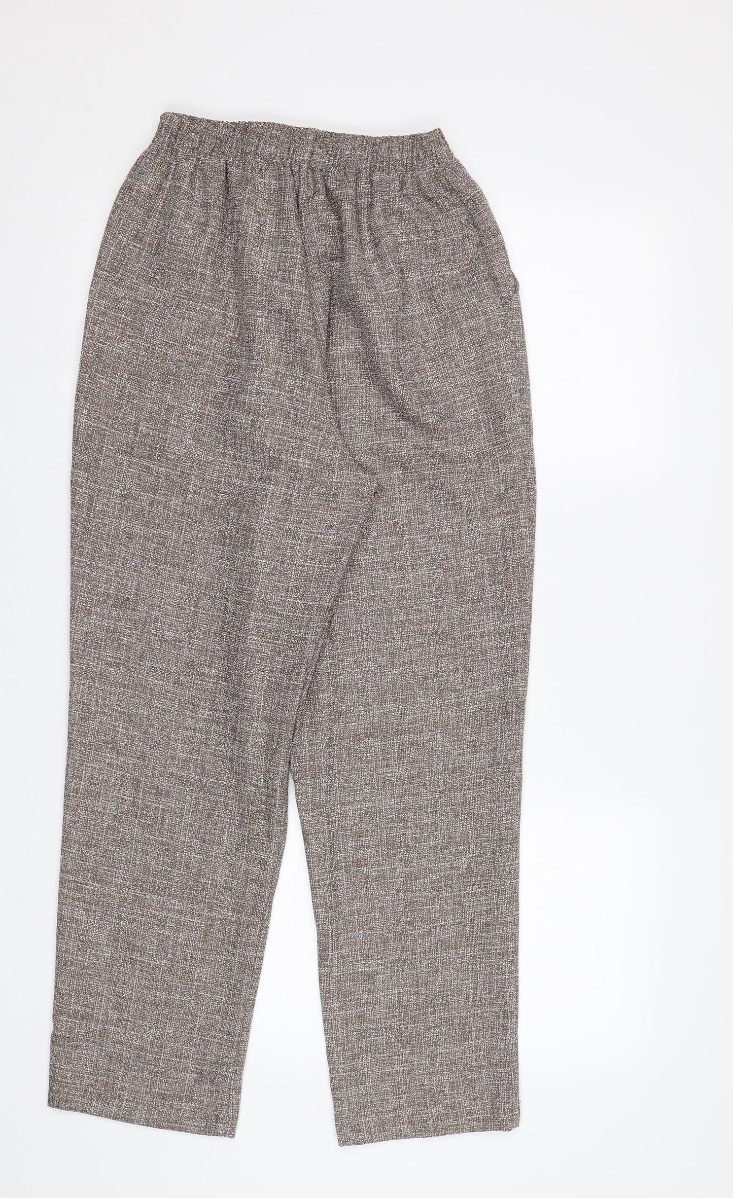 Amber Womens Beige   Trousers  Size 12 L27 in