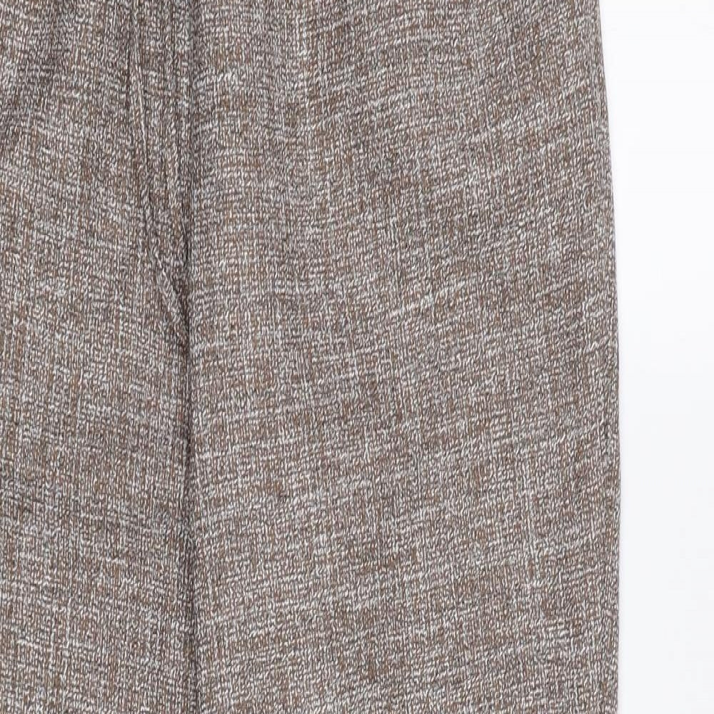 Amber Womens Beige   Trousers  Size 12 L27 in