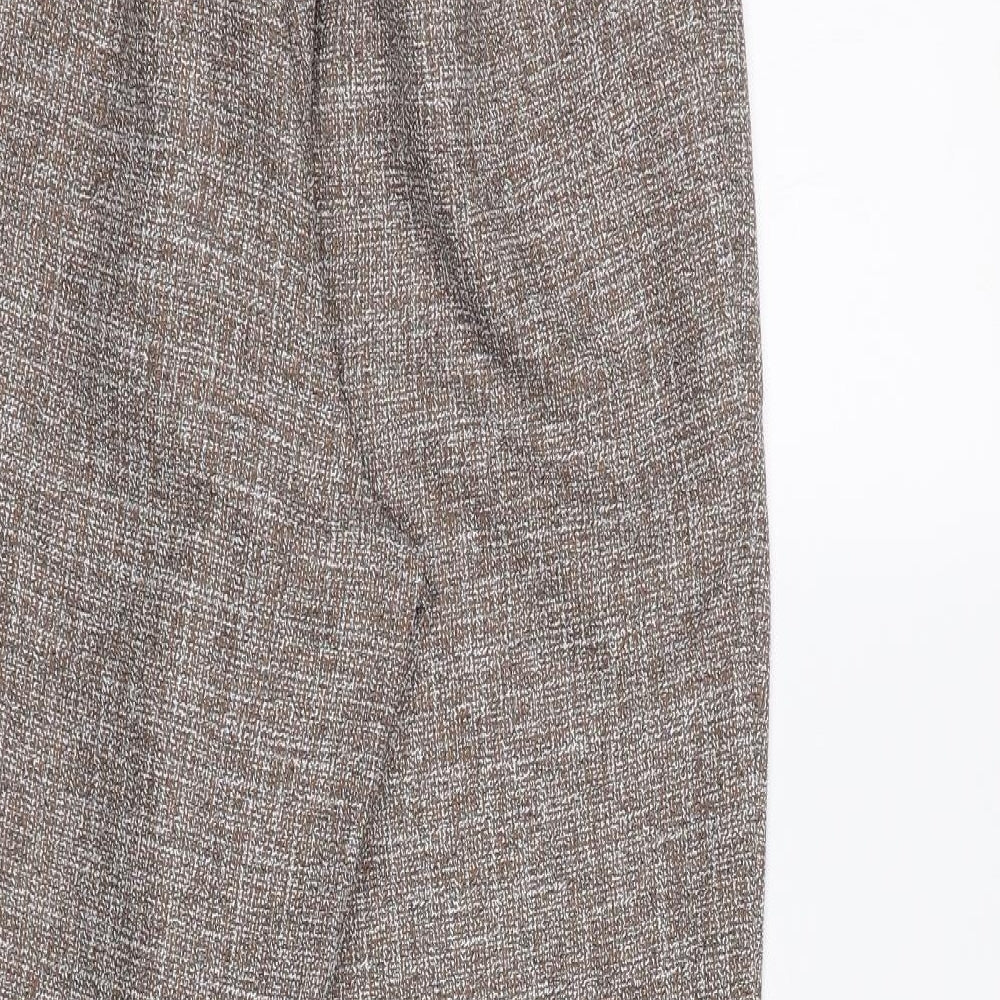 Amber Womens Beige   Trousers  Size 12 L27 in