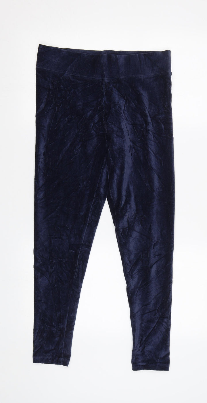 M&S Womens Blue Jegging Leggings Size 10 L26 in