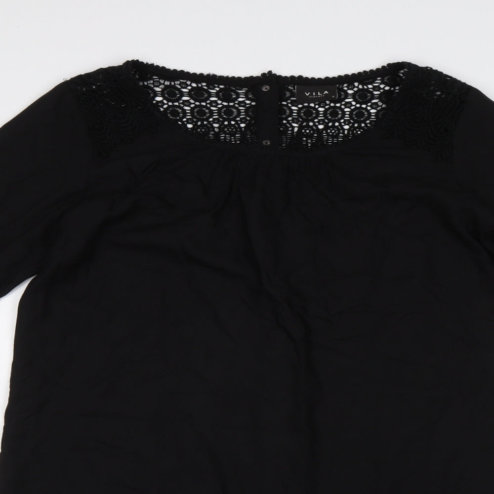 VILA Womens Black   A-Line  Size S