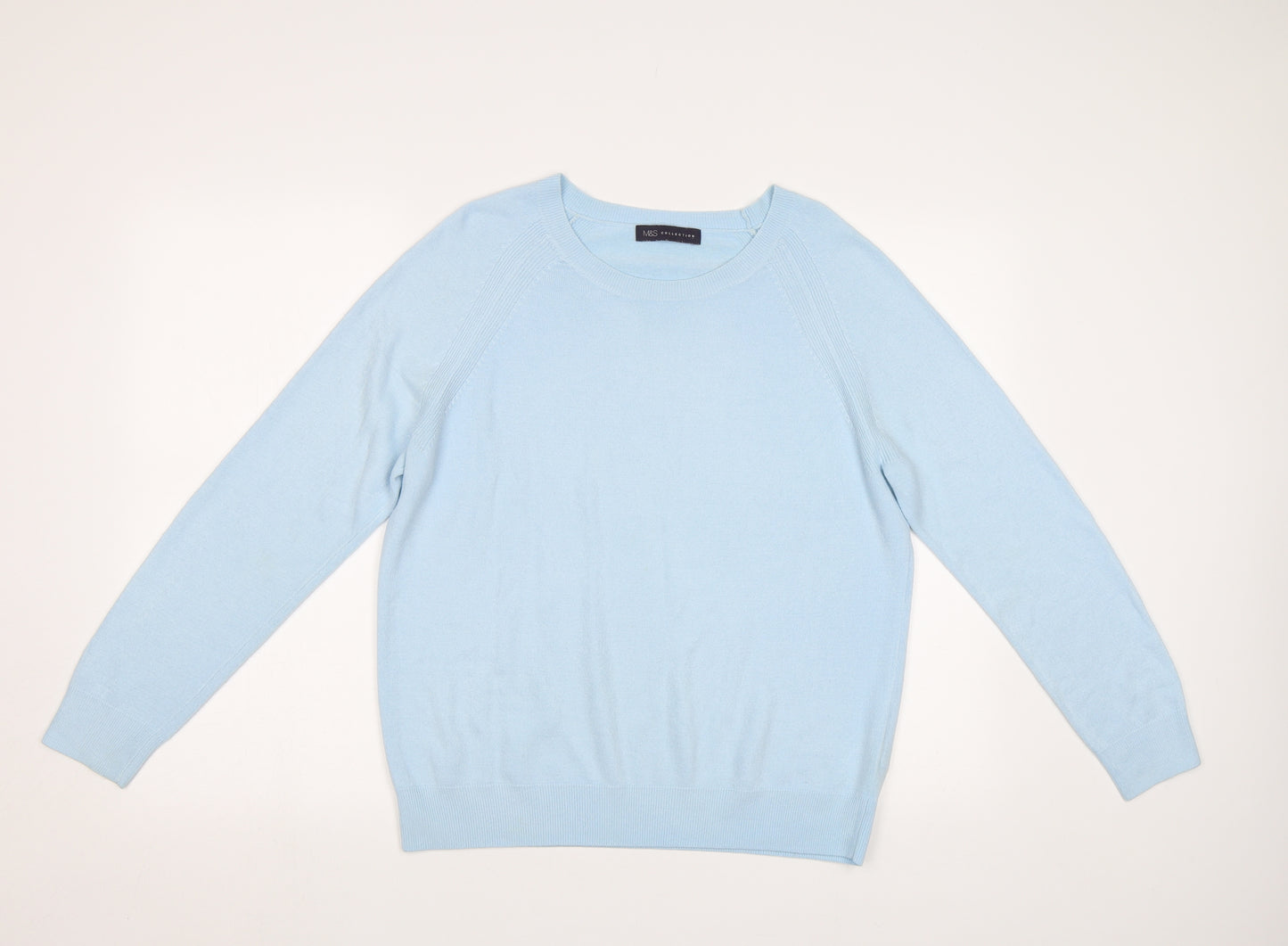 M&S Womens Blue   Pullover Jumper Size 16