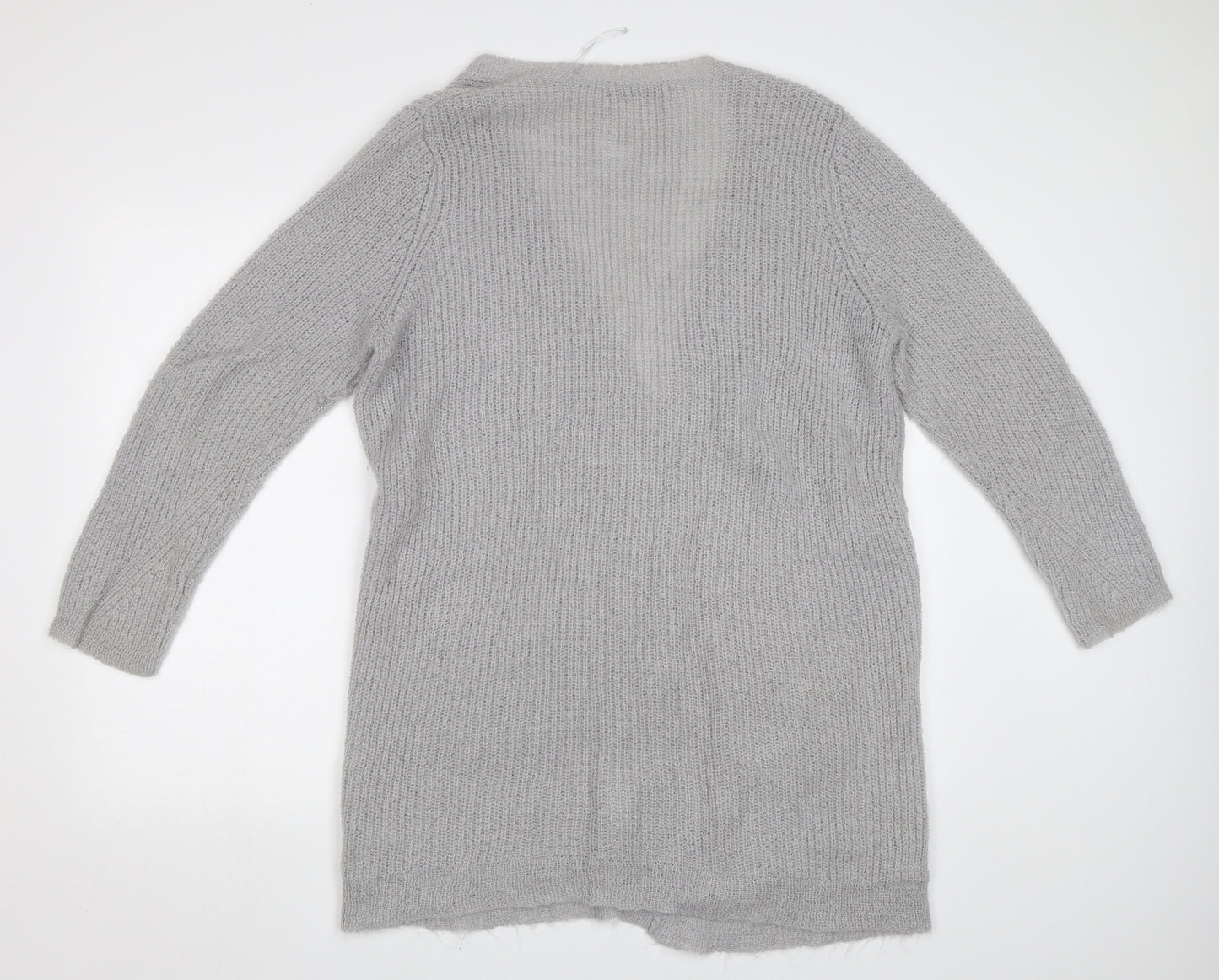 M&S Womens Grey   Cardigan Jumper Size 16