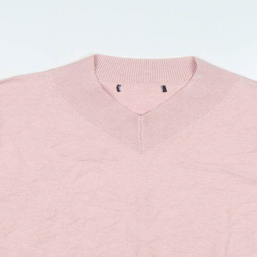 M&S Womens Pink   Pullover Jumper Size 14