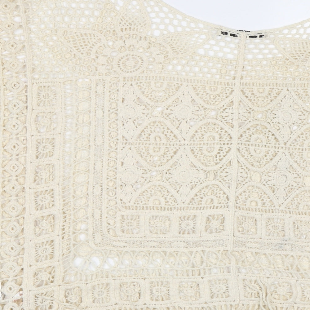 Atmosphere Womens Ivory   Basic Blouse Size M