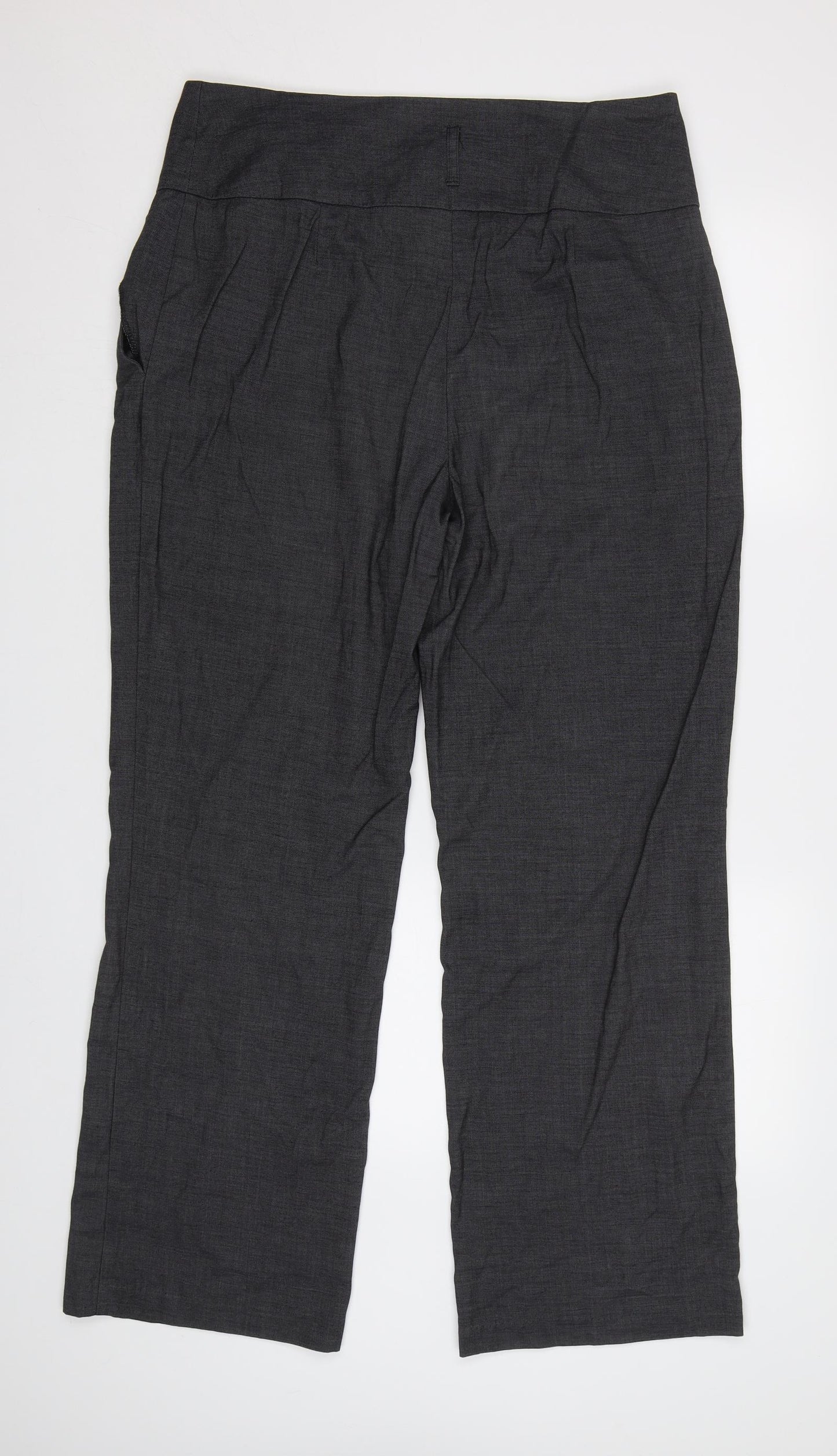 F&F Womens Grey   Dress Pants Trousers Size 16 L31 in