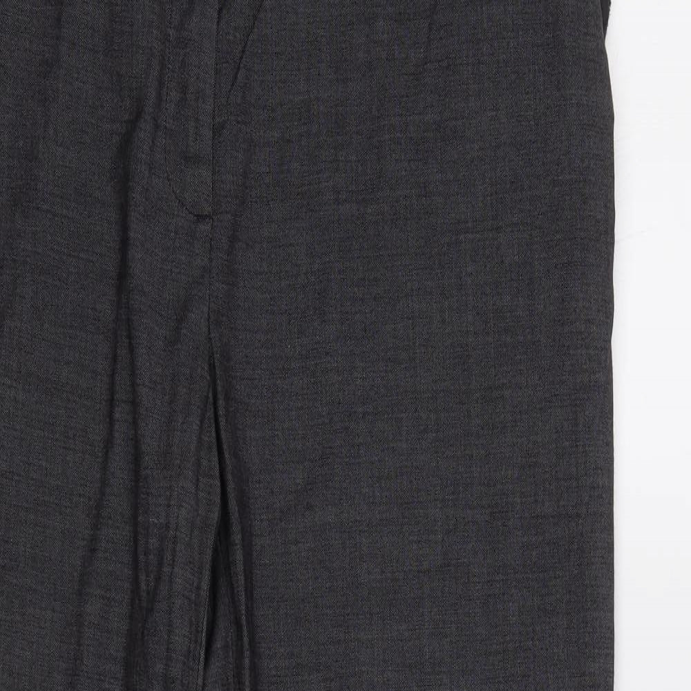 F&F Womens Grey   Dress Pants Trousers Size 16 L31 in