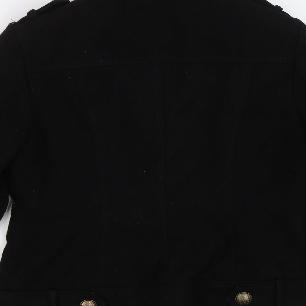 George Womens Black   Pea Coat Jacket Size 10
