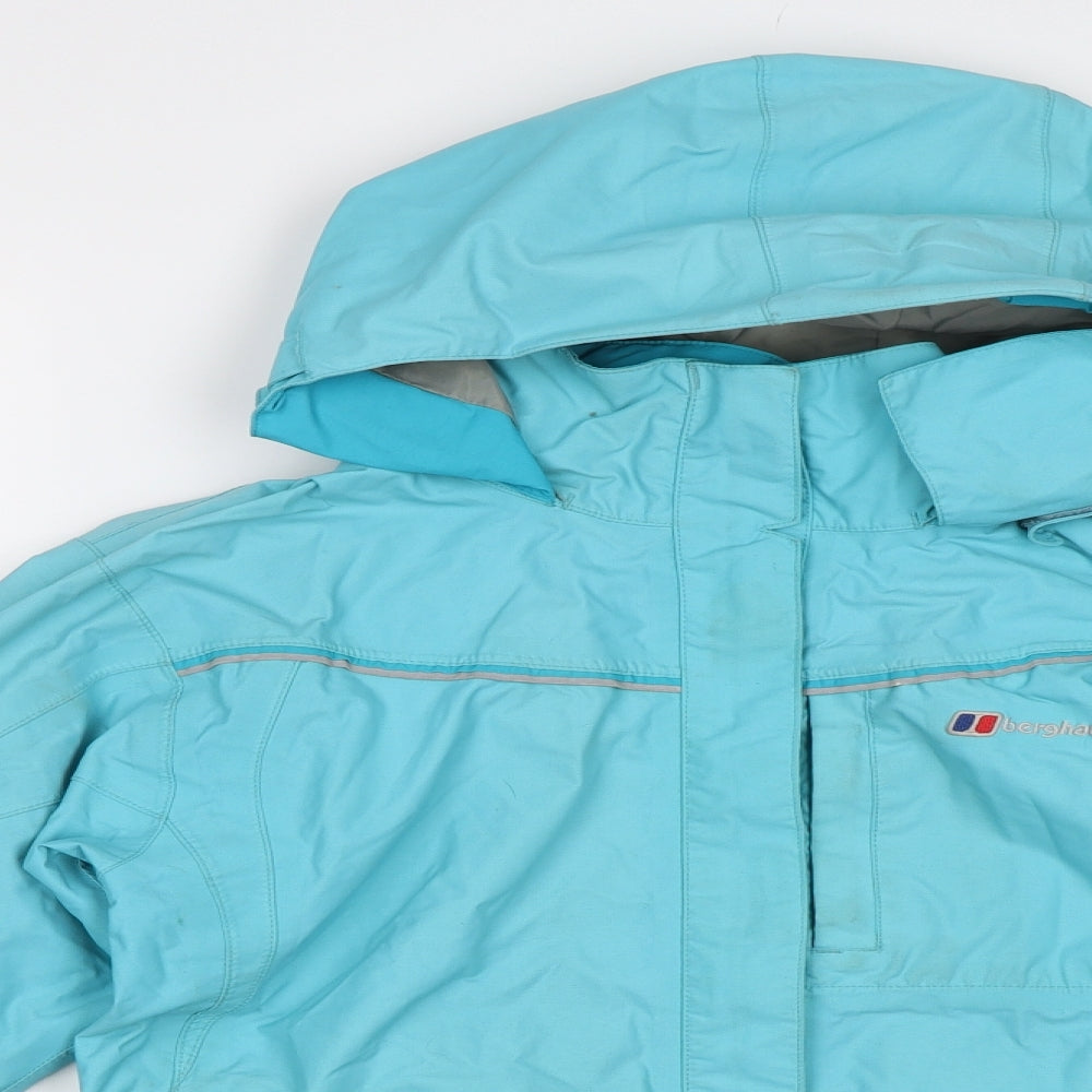 Berghaus Girls Blue   Windbreaker Jacket Size 11-12 Years