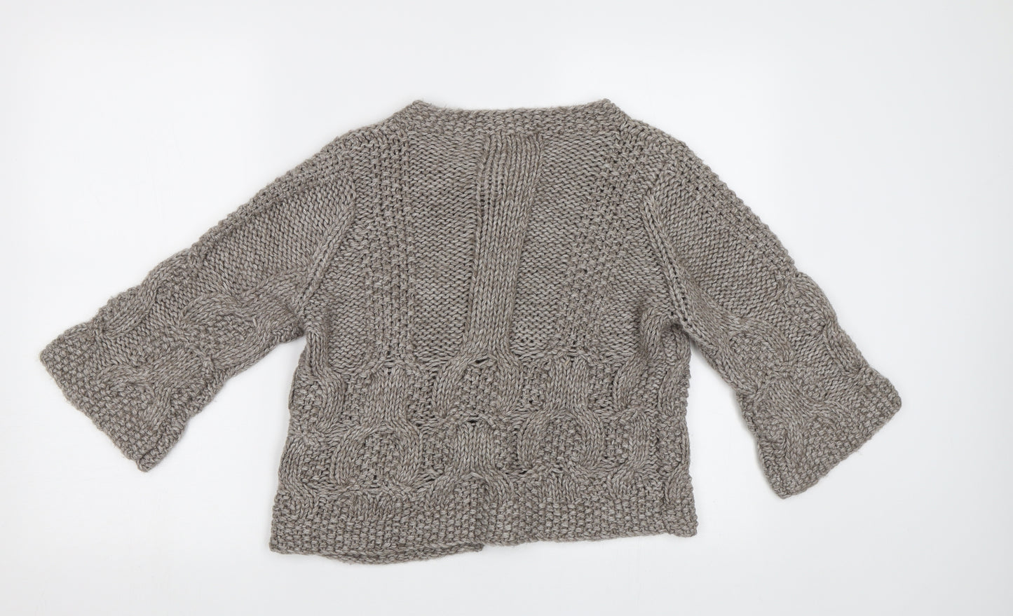 M&S Womens Beige   Cardigan Jumper Size 10