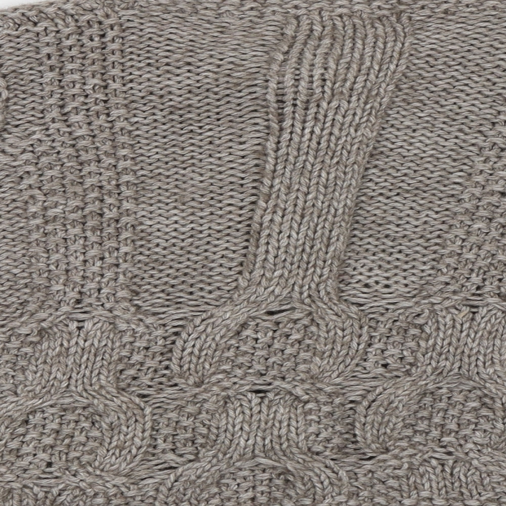 M&S Womens Beige   Cardigan Jumper Size 10