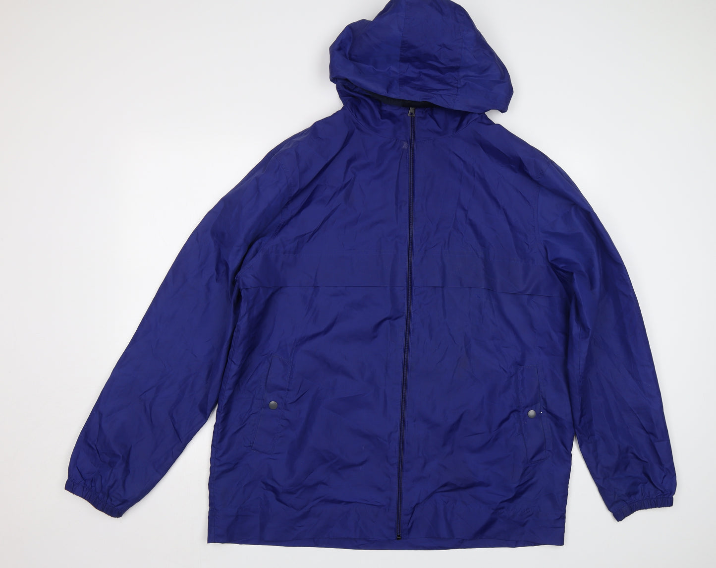 M&S Mens Blue   Rain Coat Coat Size XL