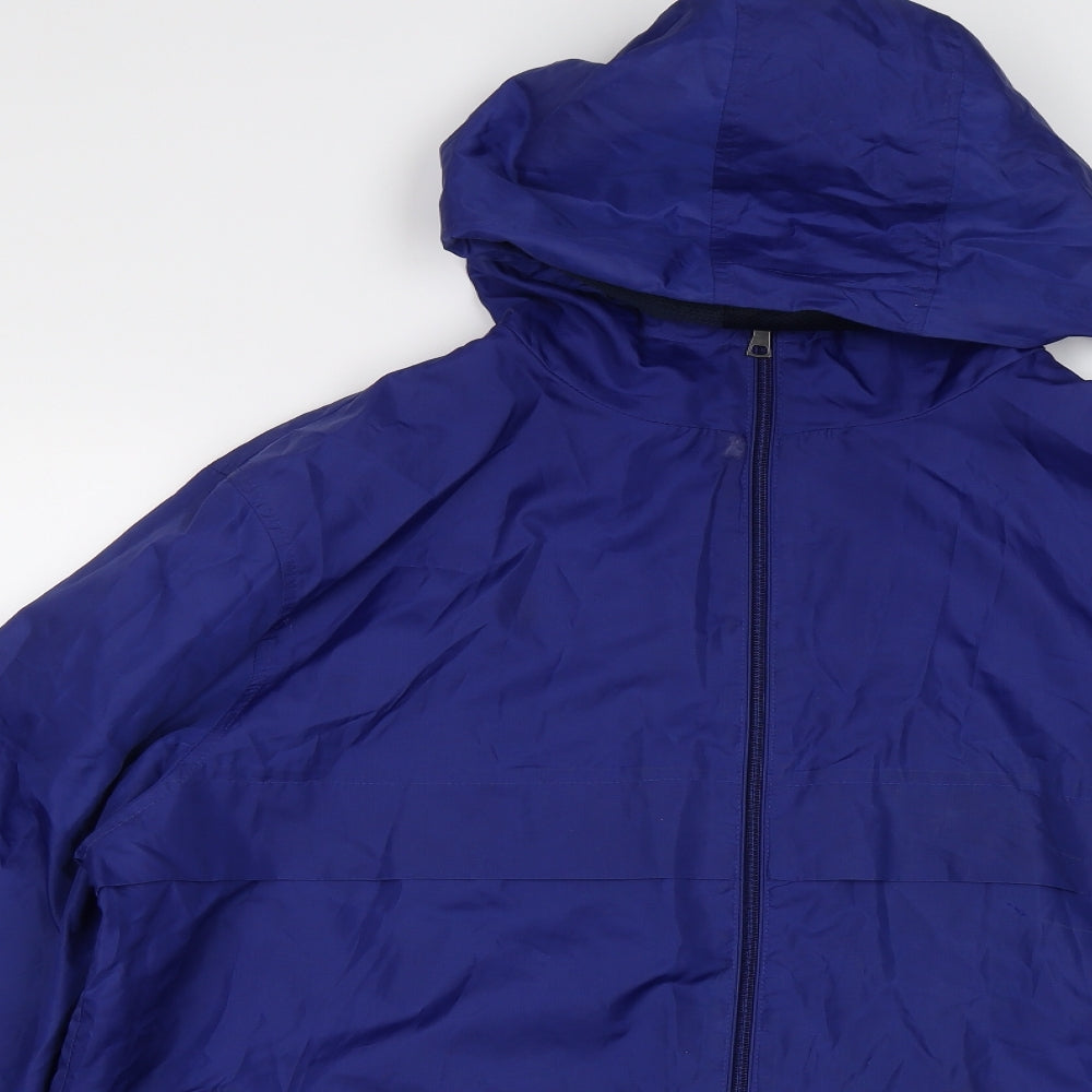M&S Mens Blue   Rain Coat Coat Size XL
