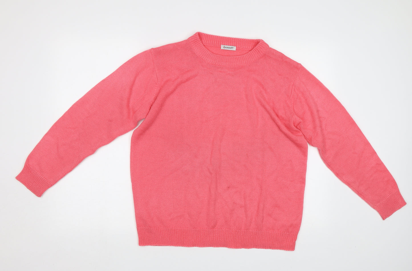 Damart Womens Pink   Pullover Jumper Size 16