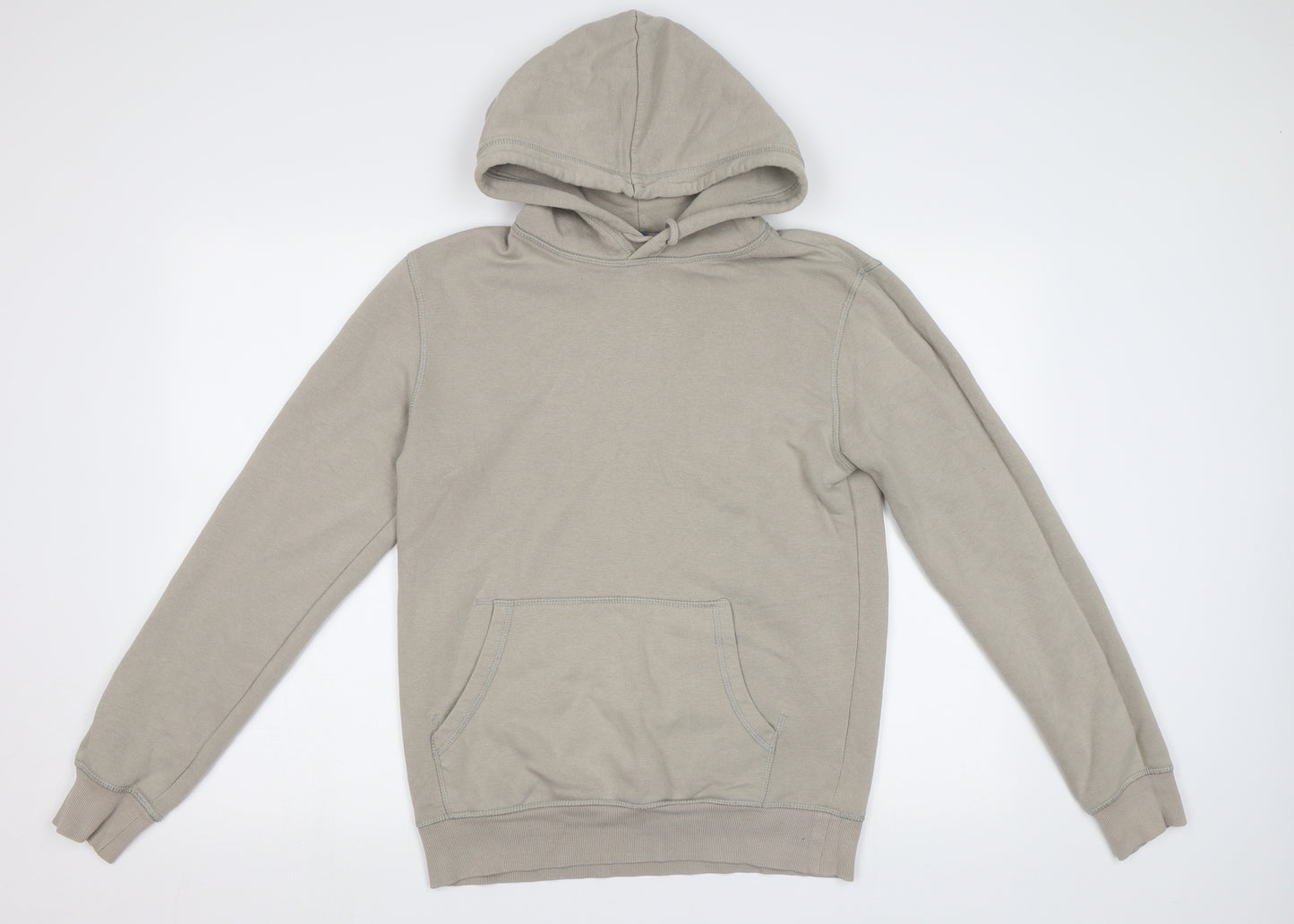 H&M Mens Beige   Pullover Hoodie Size S