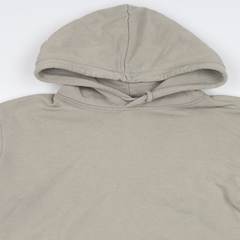 H&M Mens Beige   Pullover Hoodie Size S