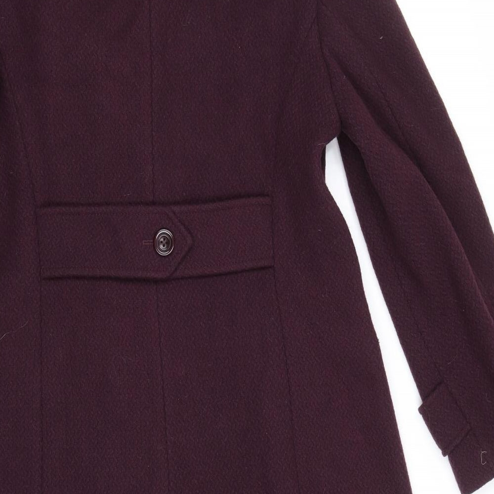 Planet  Womens Purple   Pea Coat Coat Size 14