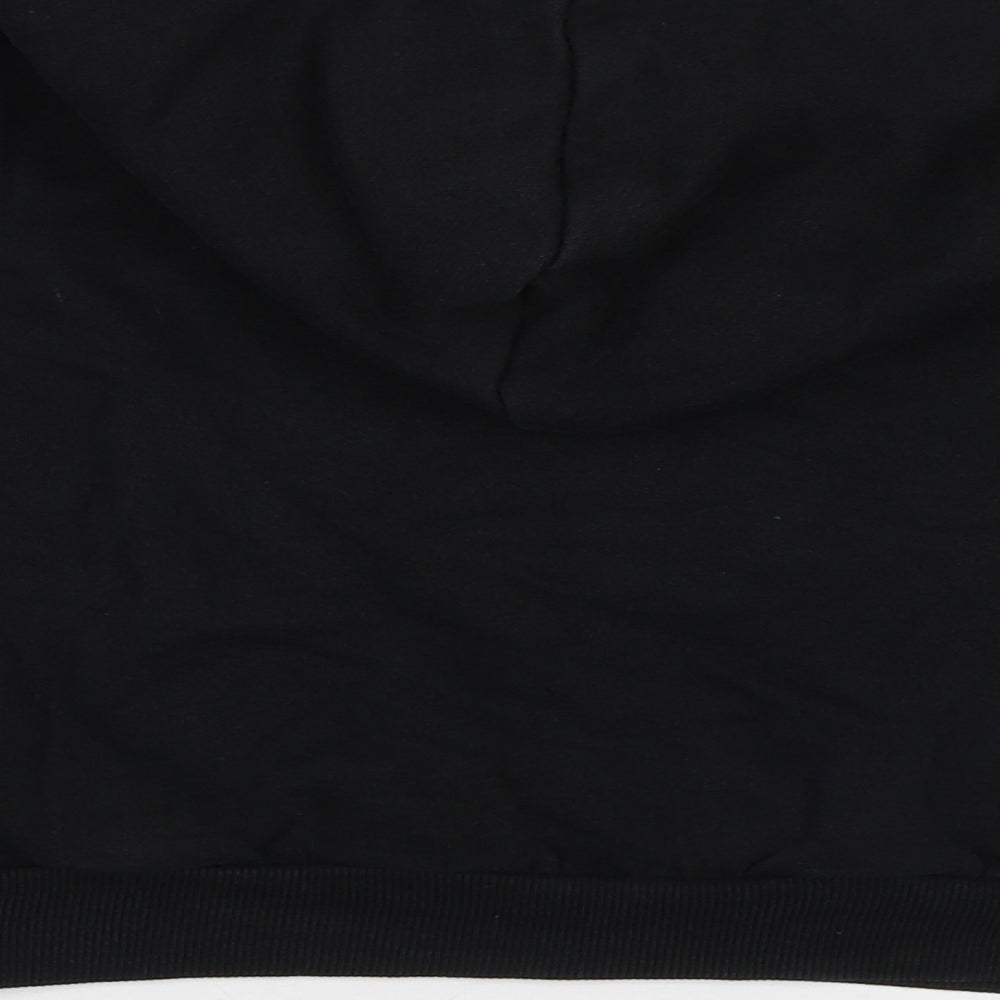 H&M Boys Black   Pullover Hoodie Size 6-7 Years