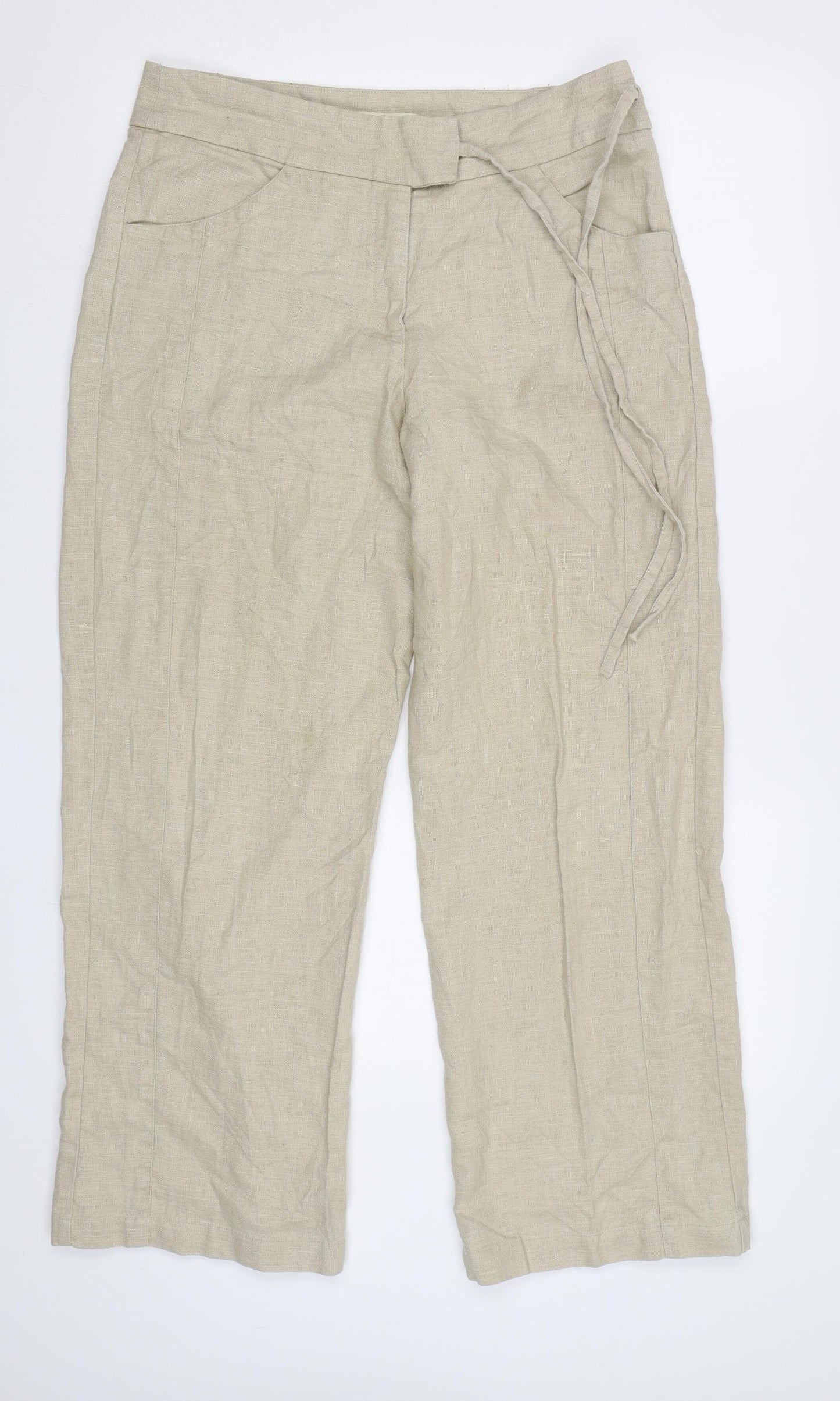 InTown Womens Beige   Trousers  Size 12 L28 in