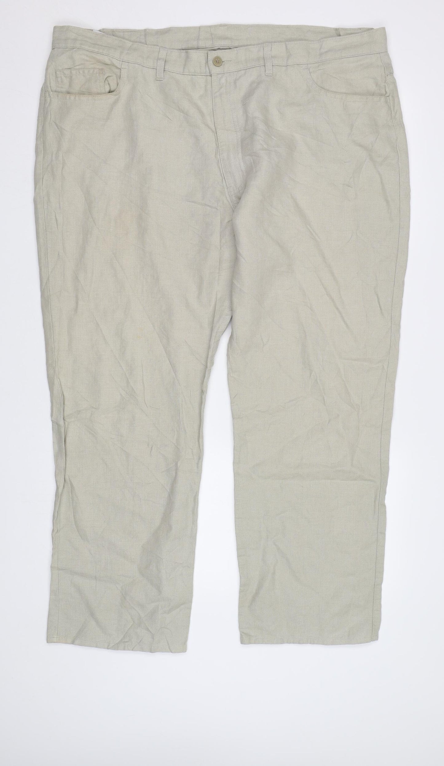 M&S Mens Beige   Trousers  Size 44 L29 in